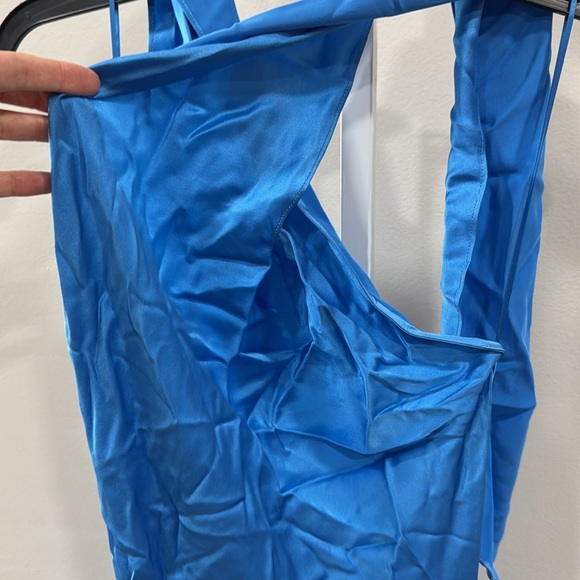 Amanda Uprichard Galilea Gown in Blue Jay - Picture 6 of 12